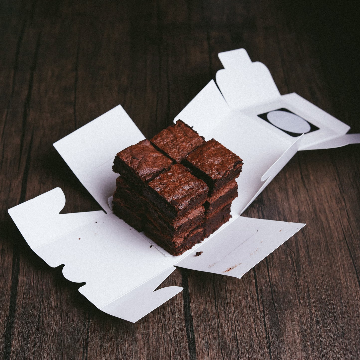 Valrhona Fudgy Chocolate Brownie (Box of 12)